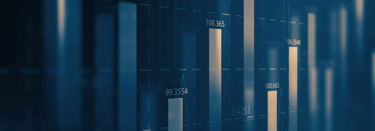 Interest rate calculations on a digital screen